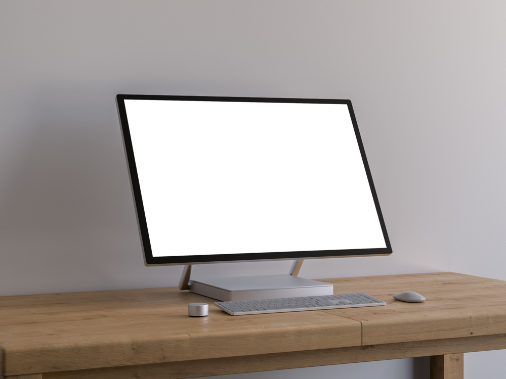 Desktop Mockup: pessimistic desktop
