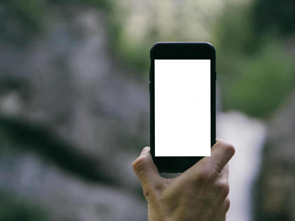 Mobile Mockup: peaceful mobile