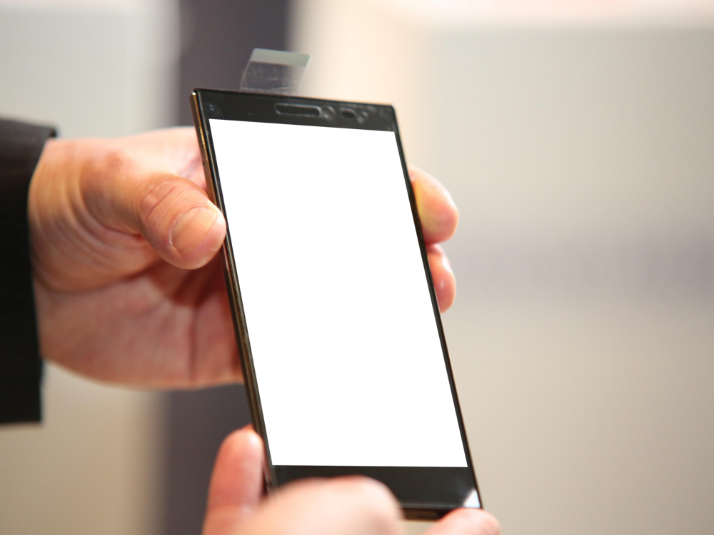 Mobile Mockup: sandy mobile