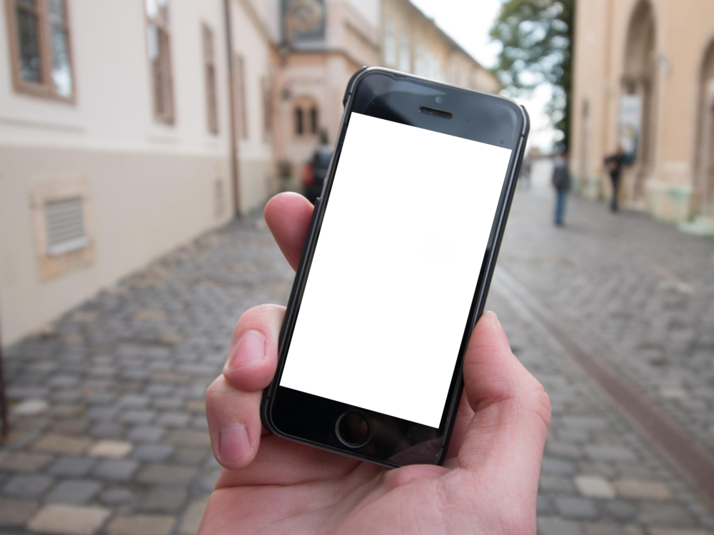 Mobile Mockup: secret mobile